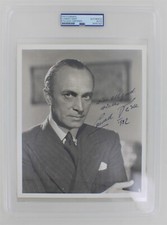 Conrad Veidt 1942 Signed 8x10 Photograph PSA German British Actor Casablanca picture