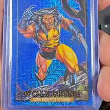 Marvel Masterpieces '92 Platinum X-Men Trading Card Lot Wolverine Storm Gambit picture