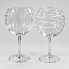 Mikasa Crystal CHEERS Set of 2 Balloon Wine Glass 9 1/8