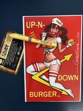 Zirty Girlz #4 Up-N-Down Burger SIGNED by Nathan Szerdy w/CoA #66 of 75 picture