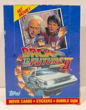 Back to the Future II Movie Closeout Vintage Card Box 36 Packs Topps 1989 picture