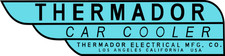 THERMADOR SEAMFOAM BLUE SWAMP CAR COOLER DECAL STICKER EVAPORATIVE picture