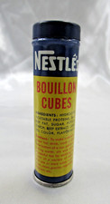 Vintage Nestle Bouillon Cube Metal Tin 3-1/2