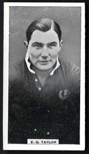 WILLS (NZ) - BRITISH RUGBY PLAYERS - #31 E G TAYLOR picture