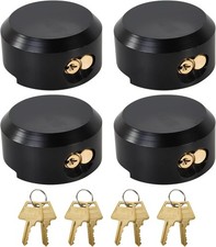 4 Pack Trailer Door Locks Keyed Alike Heavy Duty Hockey Puck Locks Reinforced picture