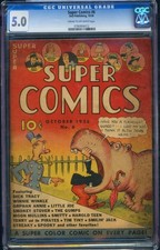 Super Comics #6 CGC 5.0 (Dell 1938). Platinum/early Golden Age. Dick Tracy et al picture