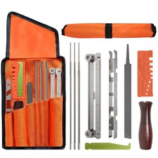 Buhobha 10-Piece Professional Chainsaw Sharpening Kit (afilador de Black picture
