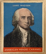 1932 U.S. Caramel Presidents James Madison Blue Variety President picture