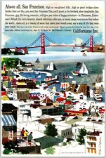 PRINT AD 1961 Californians Inc San Francisco Dong Kingman Art Golden Gate Bridge picture