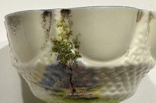 Aynsley England Bluebell Time Open Sugar Bowl 4” X 2” - Bone China Imperfect picture