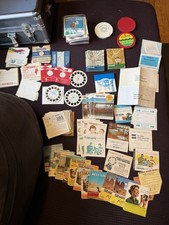 LARGE View Master Lot Reels Booklets Instructions Disney Rare Good Condition picture