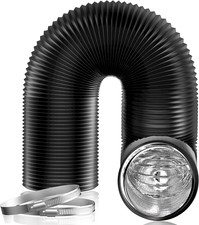 5 Inch Air Duct - 16 FT Long,Fits Compatible 5-Inch Vent Openings picture