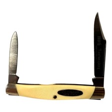 Camillus 100th Anniversary Limited Edition Pocket Knife 2 Blade Cream Handle picture