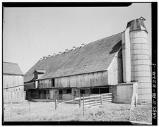 Photo:Lancaster PA Henry Landis Barn County Road 1900s Farm Silo picture
