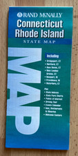 1997 ~ Rand McNally ~ Connecticut & Rhode Island ~ State Map picture