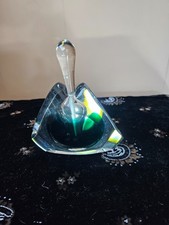 Michael Nourot signed Denali PT 11495 art glass perfume bottle and stopper picture