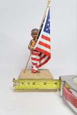 Thomas Blackshear Ebony Visions Old Glory Figurine LE #37119 Retired 2004 B11 picture