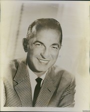 1961 Percy Faith Portrait Smiling Man Suit Historic Original Vintage Photo 8x10 picture