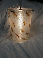 Rare Vintage Cylindrical Lucite Hanging Spaghetti Lamp picture