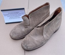 Rare Ansel Adams Landscape Photographer Personal Worn Alden Desert Boots Shoes picture