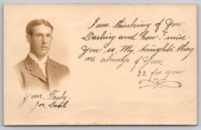 RPPC Grafton Massachusetts Love Letter Picture Real Photo Postcard  1923 picture