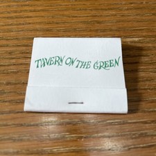 Vintage Tavern On The Green Matchbook New York Unstruck Matches picture