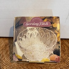 Vintage Genuine Crystal Serving Bowl Candy Nut Dish 6