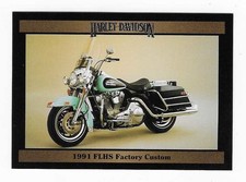 1992 Collect-A-Card Harley-Davidson 1991 FLHS Factory Custom Series 2 #177 picture