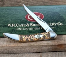 2005 Case XX Beautiful Autumn Tree Leaf Jigged Bone 3