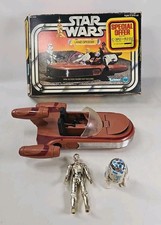 Star Wars Vintage 1977 Kenner Landspeeder W/ MINT FIGURES No insert picture