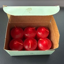 Partylite 6 PCS  Votive Candles  Country Apple V06203 RED new in box  picture