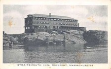 Rockport Massachusetts Straitsmouth Inn from Water Vintage Postcard AA65443 picture