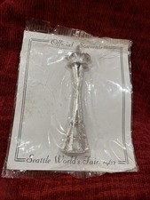 RARE Vintage 1962 Seattle World’s Fair Space Needle 3” Brooch Pin New picture