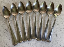 8 Oneida Profile PLYMOUTH ROCK Grapefruit Spoons Stainless Flatware 6” Long picture