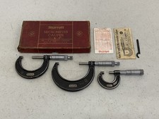 VTG Starrett No. 436R Outside Micrometer 1, 1-2, 2-3