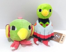 Pokemon Center Original Pokémon Fit Natu & Xatu Sitting Plush Toy Set Limited picture