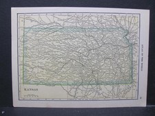 1910 KANSAS / NEBRASKA 5x7
