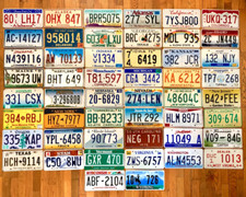 Complete 50 State License Plate Collection in Good Condition picture