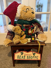 Vintage Dan Dee Collector’s Choice Santa’s Bear Shoppe 28” Christmas Bear picture