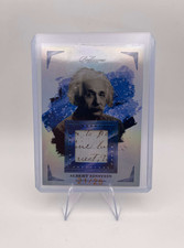 Rare Albert Einstein Handwriting Relic 2023 Bellissimo Card 21/25 picture