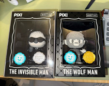 Thrilljoy PiX Universal Monsters Invisible Man & Wolf Man LE Chase Flocked picture