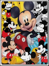 Disney “Mickey Mouse” Raschel  Twin Size Blanket 60x80  picture