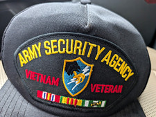 Army Security Agency Vietnam (1961-75) Veteran Militaria Cap Hat picture