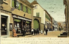 Lambrecht Pfalz Germany Antique Postcard 1905 Kaiserstrasse Heinrich Bauchhenss picture
