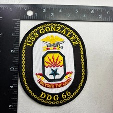 USS GONZALEZ DDG 66 Guided Missile Destroyer Ship Navy Patch 05Y7 picture