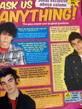 The Jonas Brothers, Full Page Vintage Pinup picture