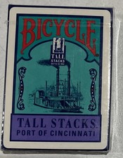 1992 Bicycle Tall Stacks Port of Cincinnati Playing Cards – New & Sealed picture