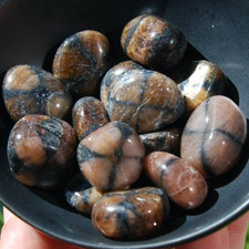 ONE Chiastolite Tumbled Stone, Andalusite Crystal from Spain, Small picture