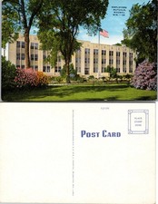 Employees Mutuals Building Wausau Wisconsin WI American Flag Garden Postcard picture