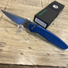 Pro Tech Avalon PN1101-BW Blue, Magnacut Button Lock picture